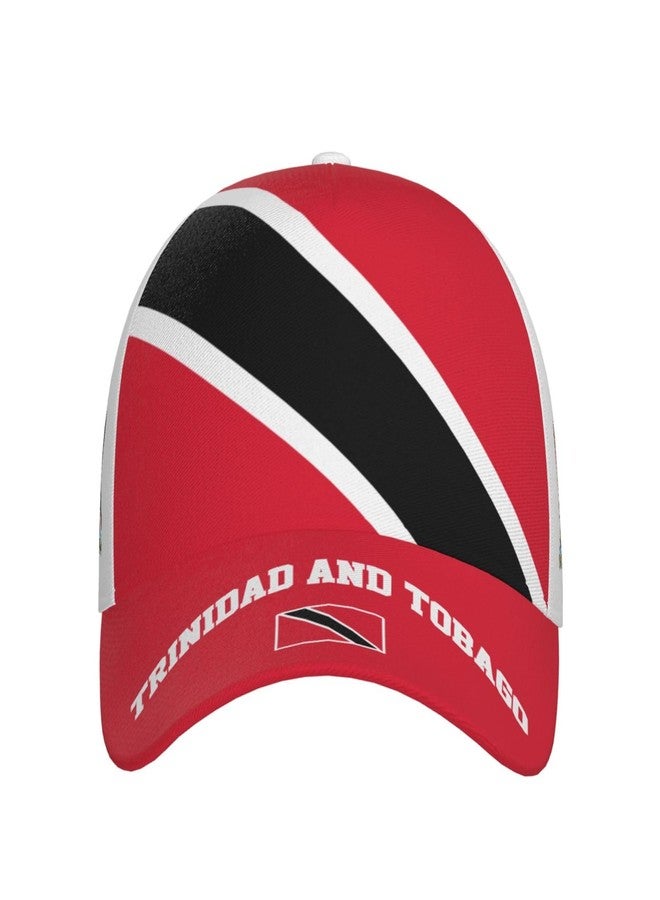 Krirteh Trinidad and Tobago Flag Baseball Cap for Men Women, Fashion Flag of Trinidad and Tobago Hat Adjustable Sun Protection Visor Caps Trucker Hat Patriotic Caps - Image 2